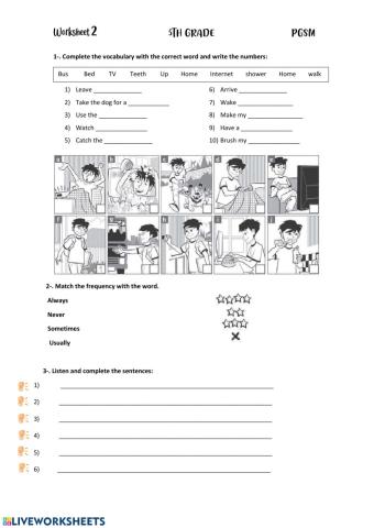 Present and past simple