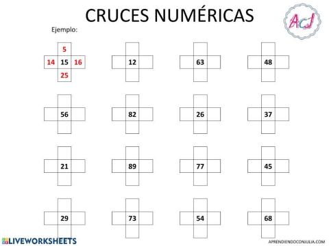 Cruces numéricas