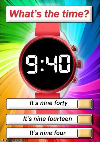 Digital watch - clock