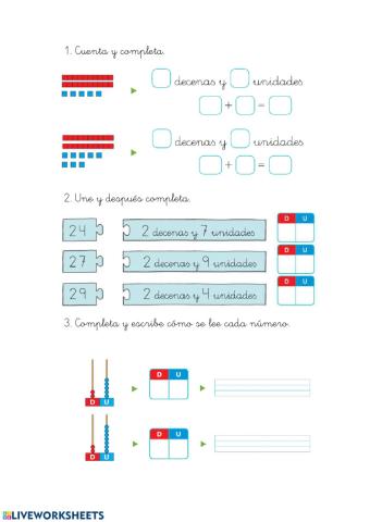 Decenas y unidades