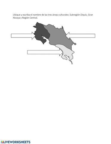 Áreas culturales de Costa Rica