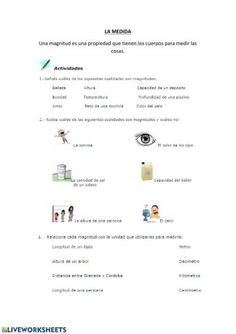 Iniciación magnitudes