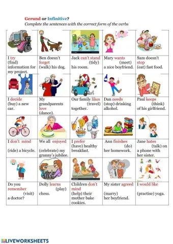 Gerund or Infinitive