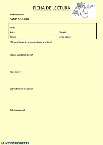 FICHA DE LECTURA