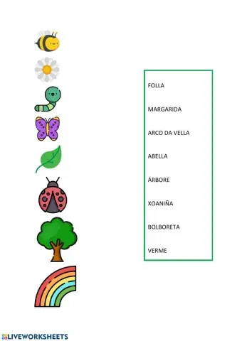 Vocabulario da primavera