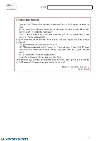 14 L'home dels nassos