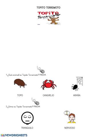 Comprensión  cuento