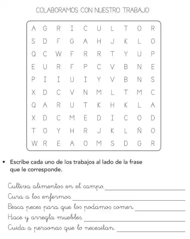 Colaboramos con nuestro trabajo