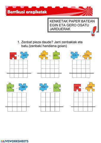 Berrikusi eragiketak 9