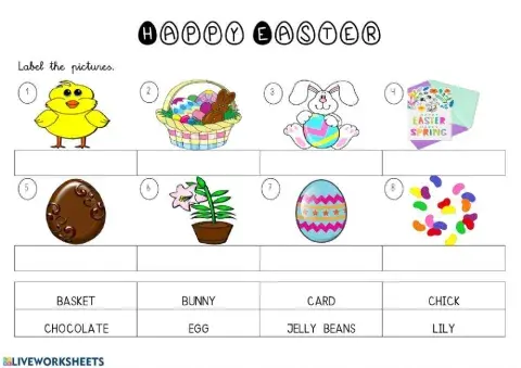 Easter vocabulary
