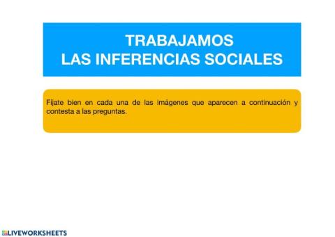 Inferencias sociales