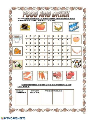Food and drinks