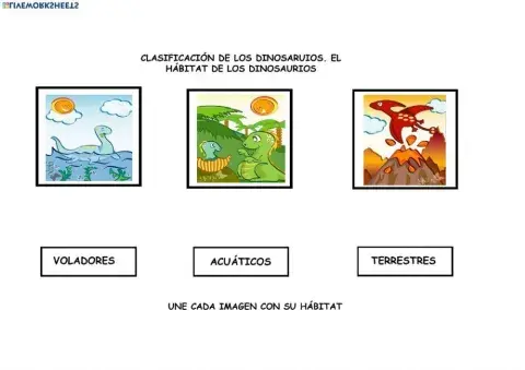 Tipos Dinosaurios