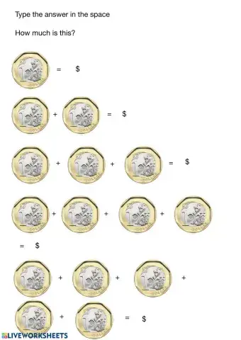 One dollar addition up to -5