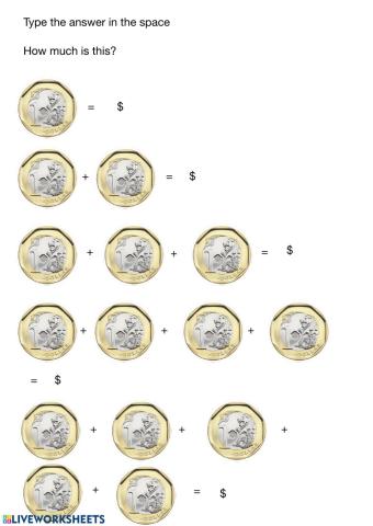 One dollar addition up to -5