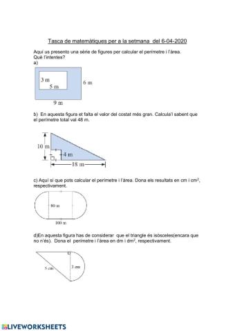 Àrees de les figures planes