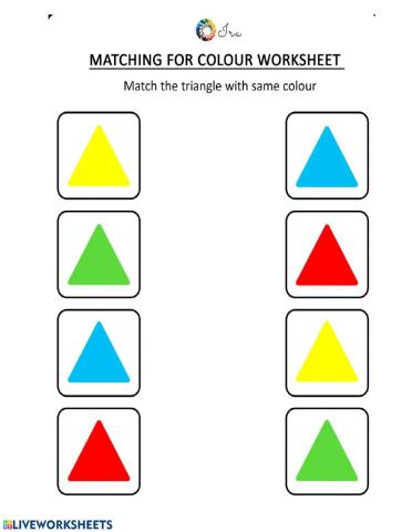 Matching Shapes-Colors