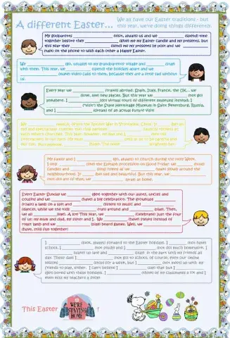 Easter at the time of the corona virus...