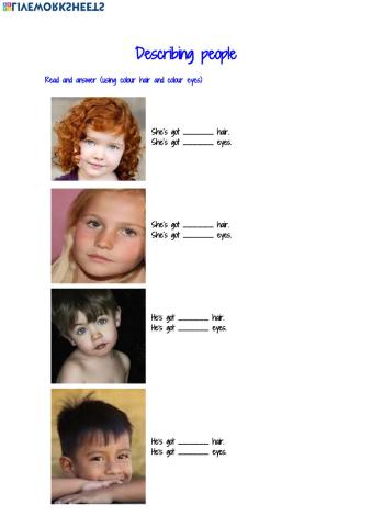 DESCRIBING PEOPLE