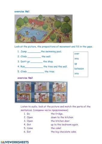 Prepositions of movement