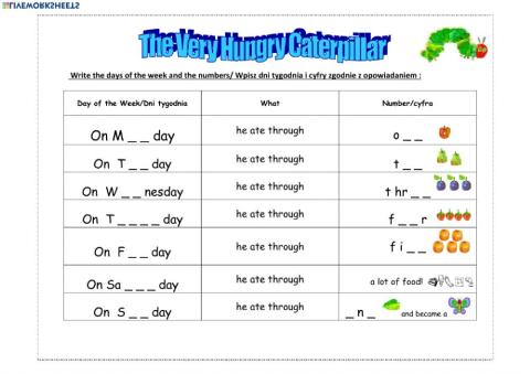 The very hungry caterpillar kp2