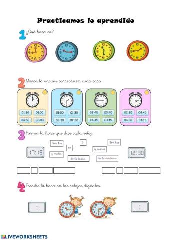 Reloj digital y analógico