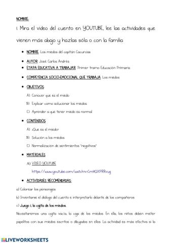 Los miedos del capitán Cacurcias - 1