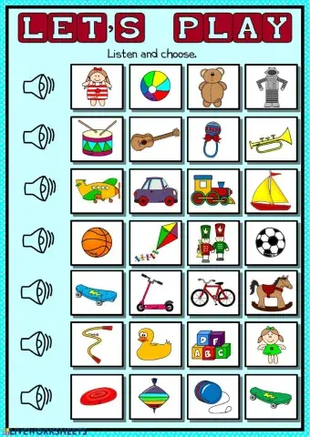 Let's play - listening and matching