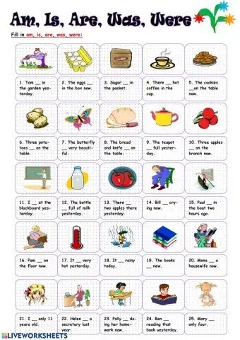 Is-are-am-was-were