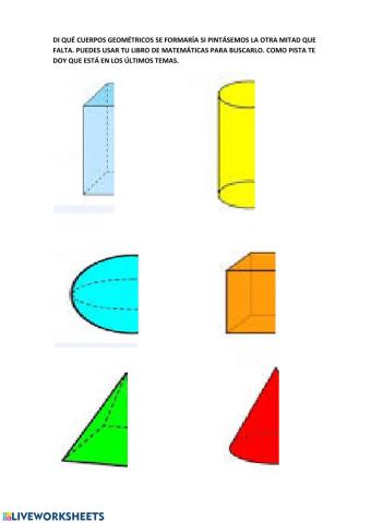 Los cuerpos geométricos