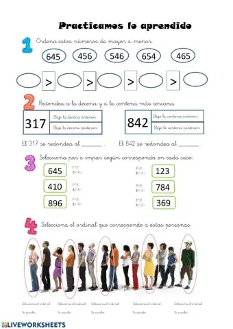 Repaso numeración 3 cifras