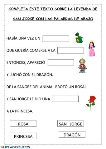 La leyenda de San Jorge