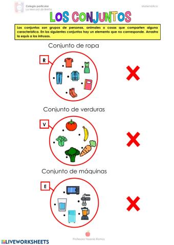 Los conjuntos - adaptado