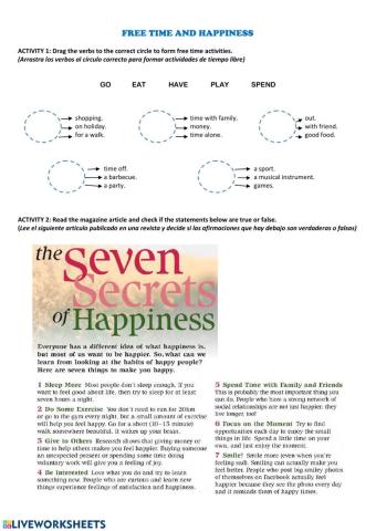 Free time and happiness