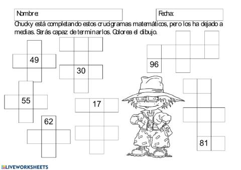 Numeración. Tabla del 100