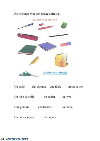 vocabulario frances 3º