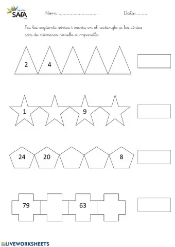 Nombres parells i imparells