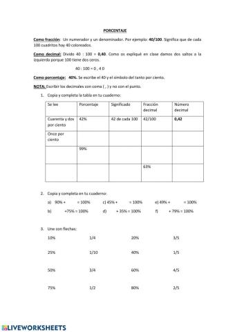Porcentaje