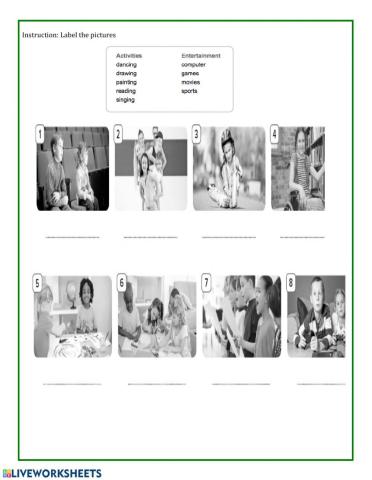 Activities and entertainment