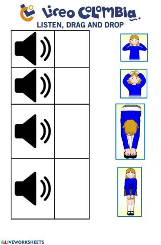 Head, shoulders, knees and toes