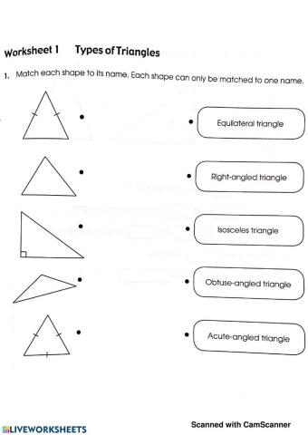 Types of triangle