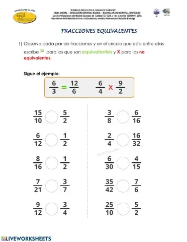 Fracciones Equivalentes
