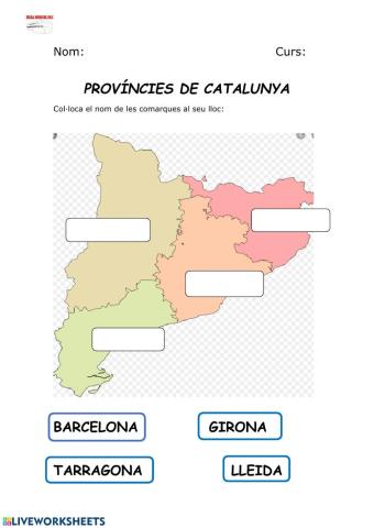 Províncies catalunya