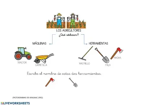 Herramientas y máquinas agricultura