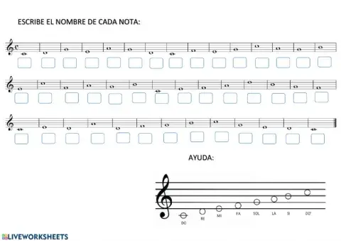 Nombres de notas