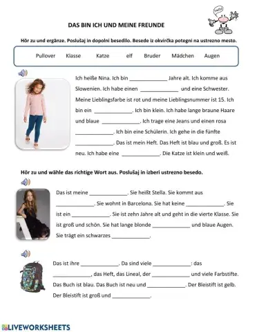 Das bin ich und meine Freunde