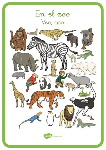 Animales del zoo