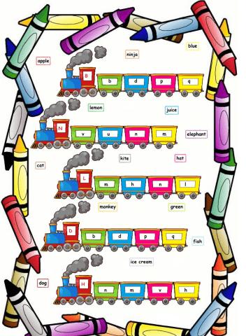 Confusable alphabet letters