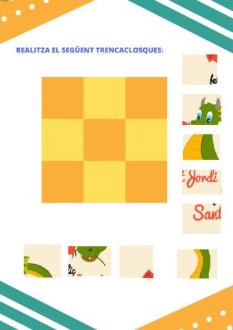 Trencaclosques sant jordi