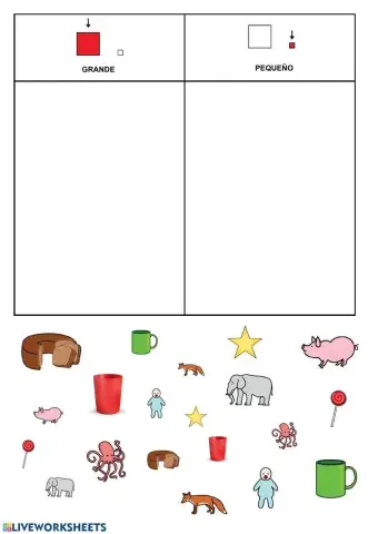 Clasificación por tamaños